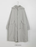 [unisex] Huoz two-way hood long field jacket