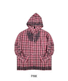 Venish dirty hood check shirt