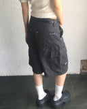 Tsui Grid Check Patch Cargo Bermuda Pants