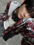 Western Check Hood Shirt