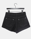 Tiki Rivet Stud Cotton Shorts Short Pants