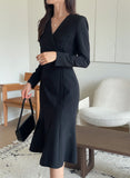 Laberry Wrap Mermaid Slit One Piece