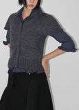FRILL CHECK SHIRT
