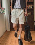 Luan Linen D-Ring Bermuda Shorts