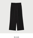 Cooling Belted Two-Tuck Slacks