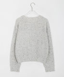 Cowzen Mix Color Round Knit Cardigan