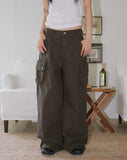 [MADE] Haub Back Curve Cargo Pocket Wide Cotton Pants