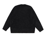 Slub Henley Neck Knit