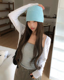 Minute Dot U-Neck Long Sleeve Cardigan