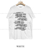 Punk Intere Lettering Short Sleeve Tee