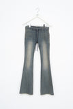 (W) Blue Bootscut Banding Denim