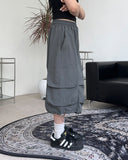 Ennyu Nylon Cargo Bermuda Pants
