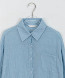 Jute Summer String Pocket Crop Shirt