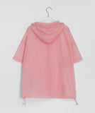 [unisex] Quken Summer Hood Short Sleeve Wind Jumper