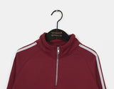 [Brushed Lining] Tivan Y2K Track Overfit Semi-Zip Up Sweatshirt