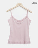 Radiun Lace V-Neck Slim Sleeveless