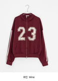 Unan Printing Track Zip-Up