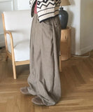Nelz Corduroy Snap Wide Pants