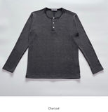 Gamble Henley Neck Long Sleeve T-shirt