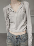 Shark shirring hood