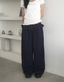Paulan Frill Skirt Nylon Pants