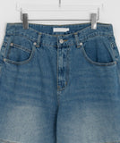 [unisex] Purfuri Washing Denim Bermuda Pants