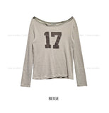 17 Numbering Summer Color Matching Knit
