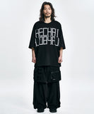 Pocket Layered Oversized Cotton Pants