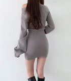 Feminine Mood Slim Fit H-Line Tight One Piece