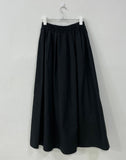Call banding flare long skirt