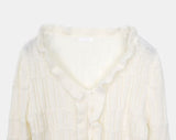 Hobin Frill Knit Cardigan