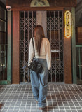 Bonnie Low Rise Wide Denim Pants