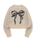 Ribbon Brush CROP Knit