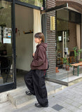 Tentin Adjust Raw Denim Wide Pants