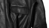 Milan Overfit Leather Blouson Leather Jacket