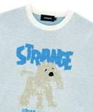 STRANGE PUPPY KNIT SWEATER