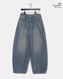 Roju Balloon Wide Denim Pants
