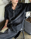 Pocket brush half shirt