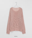 Itnewa Summer Color Net Long Sleeve Knit
