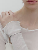 [Premium Plating] Precise AB Single Cuff Bangle