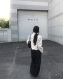 Tion Buckle Pintuck Wide Pants
