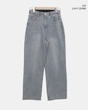 Nur Semi Wide Denim Pants