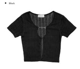 Sera Heart Chain Crop Cardigan
