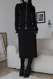 Hats Line Midi Skirt