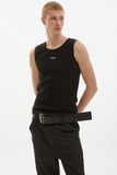 mesh layered sleeveless