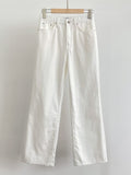 Bully Herringbone Cotton Banding Wide Pants