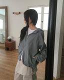 Succo Check Two-Way Cotton Hood Zip Up