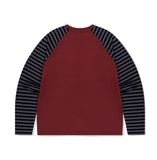 ROCK STAR RAGLAN STRIPE LS TEE