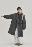 [BAONHAUS] Rubein Over Hood Long Field Jacket