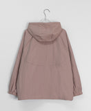 Nirubi Hood String Wind Jumper